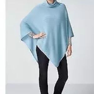 PURE Collection 100% Cashmere Poncho NWT